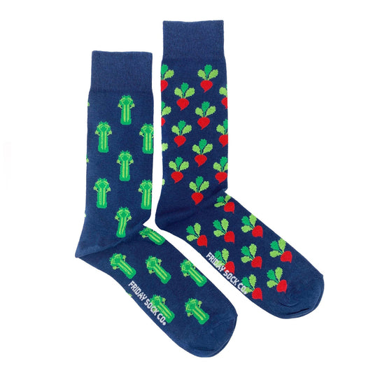 Men's Celery & Radish Veggie Socks