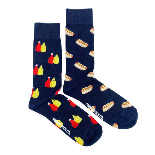 Men's Mustard Ketchup & Hot Dog Socks
