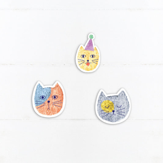 Party Cats Vinyl Sticker