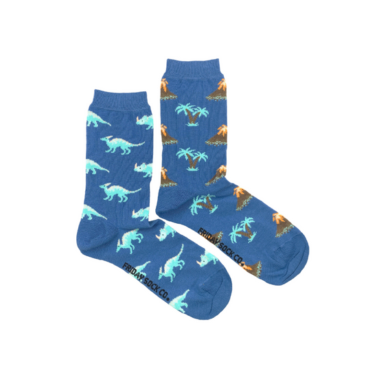 Women's Dinosaur & Volcano Socks