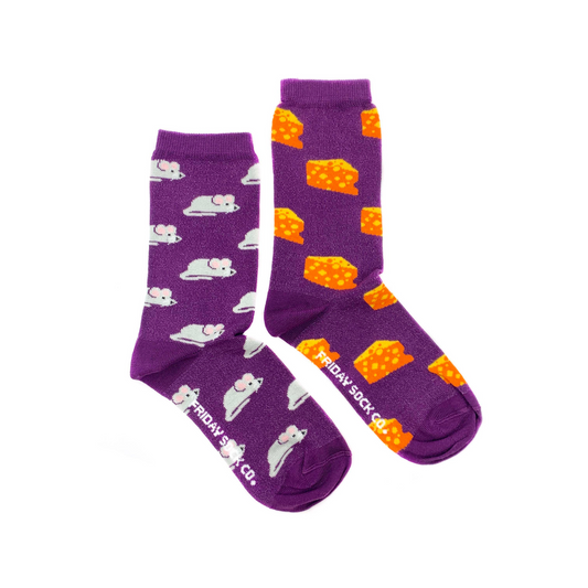 Women's Mouse & Cheese Socks