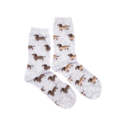 Women's Wiener Dog Hot Dog Socks