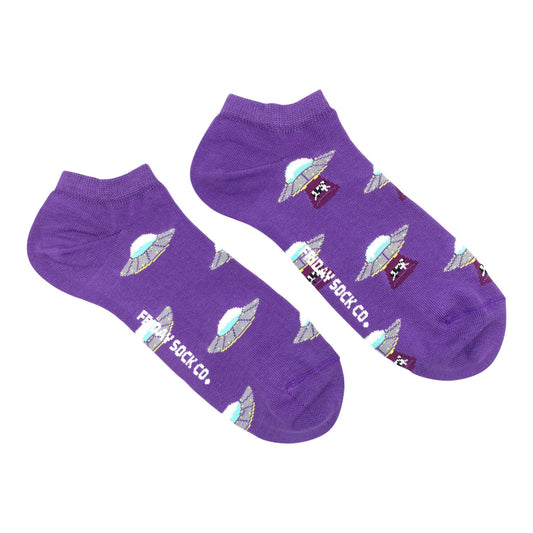 Men's Cow & UFO Ankle Socks