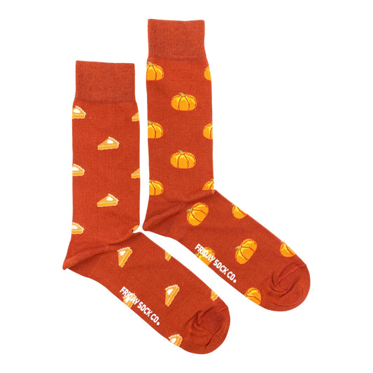 Men's Pumpkin & Pumpkin Pie Socks