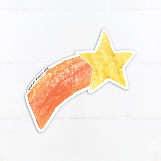 Shooting Star Vinyl Sticker