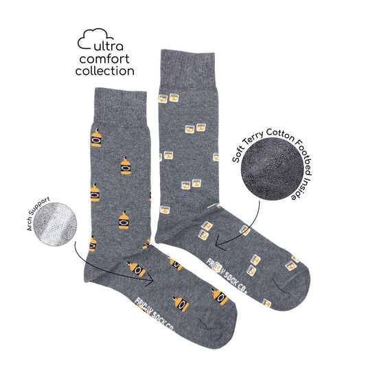 Men's Ultra Comfort Whiskey Socks