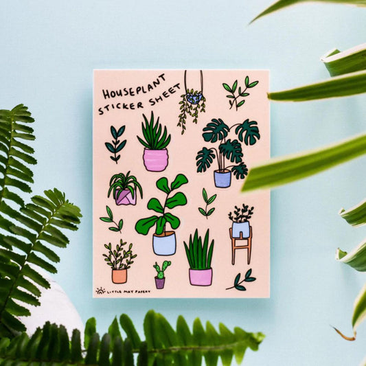 Plant Sticker Sheet (2 per pack)