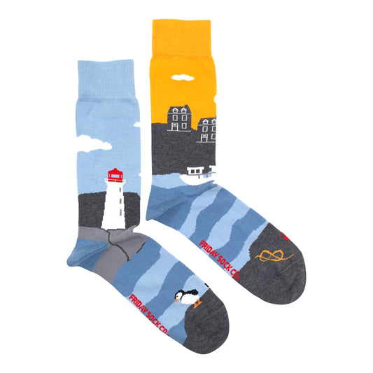 Men's East Coast Canadian Landscape Socks