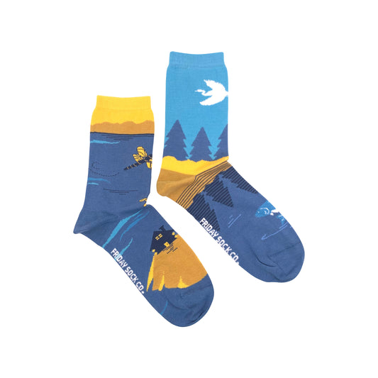 Women's Great Lakes Canadian Landscape Socks