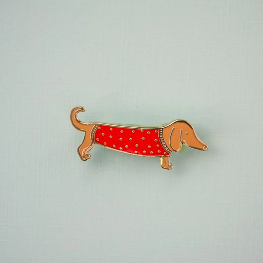 Dachshund Dog Enamel Pin