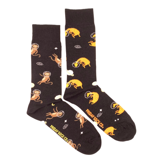 Men's Animals & Space Helmet Socks