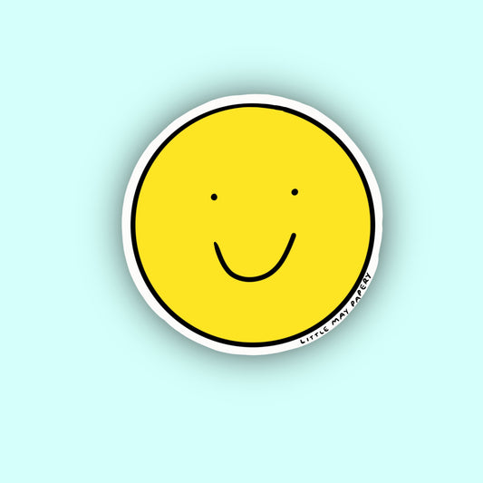 Smiley Vinyl Sticker