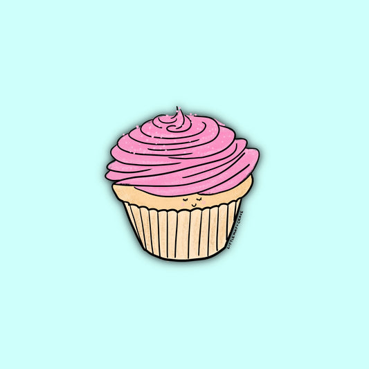 Princess Vanilla Cupcake Sticker (Crave Cupcake Collab)