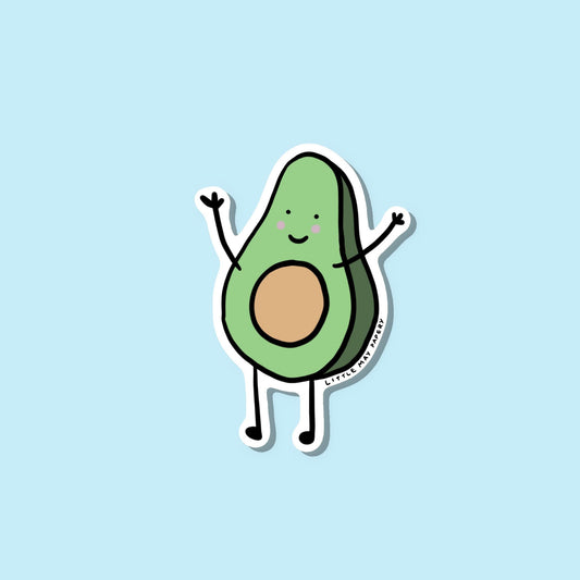 Avocado Vinyl Sticker