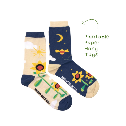 Women's Day & Night Sunflower Socks