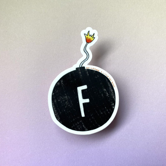 F-BOMB Vinyl Sticker