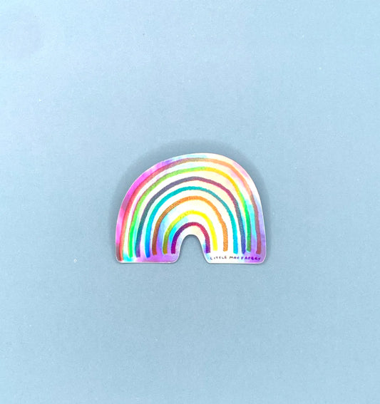 Holographic Rainbow Vinyl Sticker