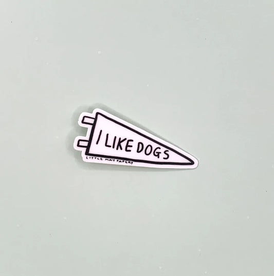 I Like Dogs Vinyl Sticker