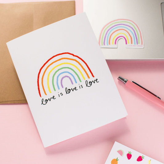 Rainbow Mini Card