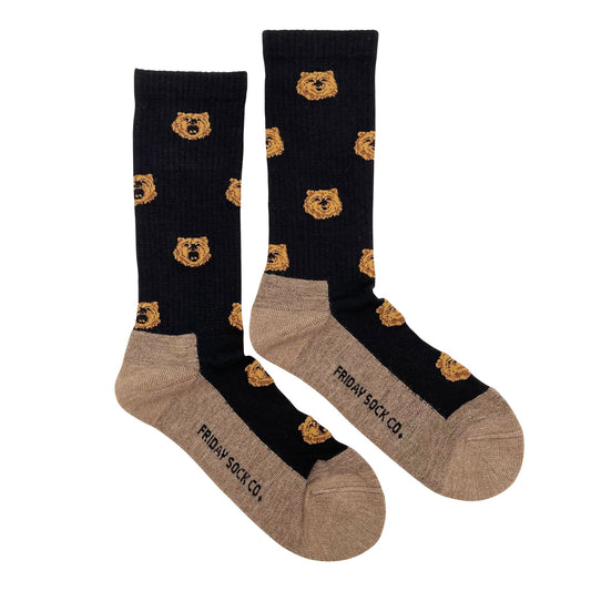 Men's Bear Merino Wool Socks