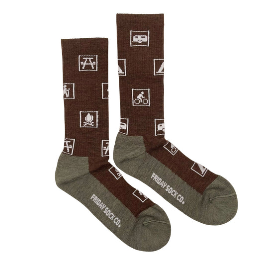 Men's Outdoor Adventure Merino Wool Socks