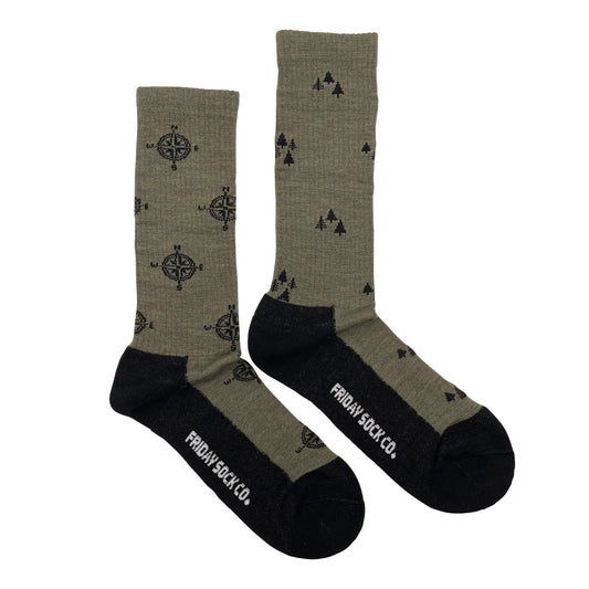 Men's Compass Merino Wool Socks