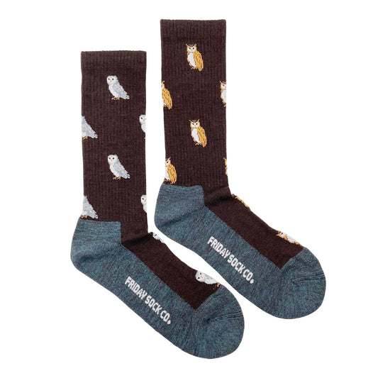 Men's Owl Merino Wool Socks