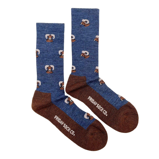 Men's Big Horned Sheep Merino Wool Socks