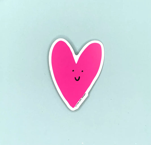 Pink Heart Sticker