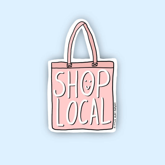 Shop Local Vinyl Sticker