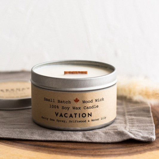 Vacation Candle Tin