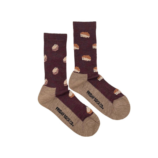 Women's Hedgehog Merino Wool Socks