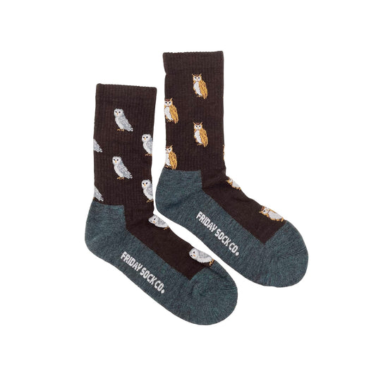 Women's Owl Merino Wool Socks
